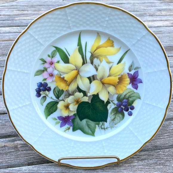 Dessert Salad Snack Plates - St. Martin Email de Limoges - France - Picture 8 of 8